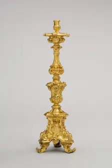 Candlestick, Italy, 1765/66. Creator: Leandro Gagliardi
