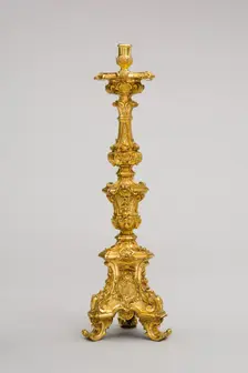 Candlestick, Italy, 1765/66. Creator: Leandro Gagliardi