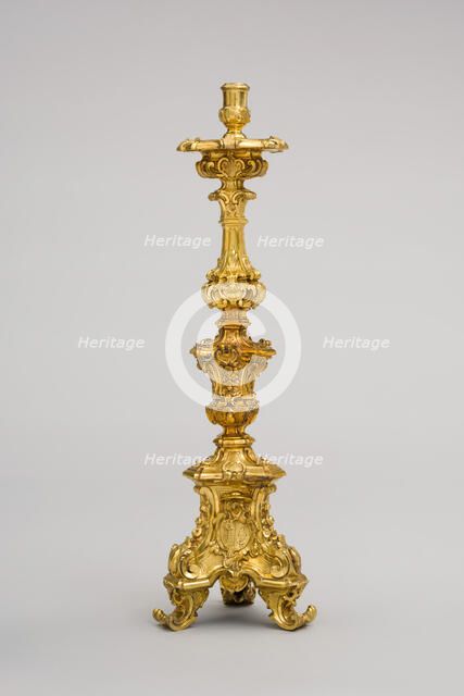 Candlestick, Italy, 1765/66. Creator: Leandro Gagliardi.