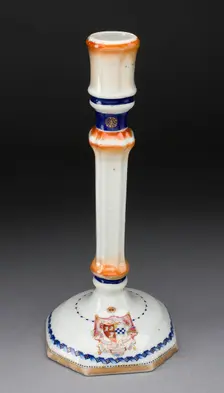 Candlestick, Jingdezhen, 1775/1800. Creator: Jingdezhen Porcelain