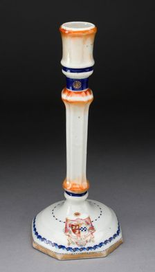 Candlestick, Jingdezhen, 1775/1800. Creator: Jingdezhen Porcelain