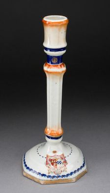 Candlestick, Jingdezhen, 1775/1800. Creator: Jingdezhen Porcelain