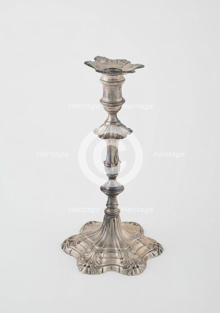 Candlestick, London, 1762/63. Creator: Ebenezer Coker.