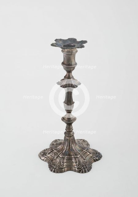 Candlestick, London, 1762/63. Creator: Ebenezer Coker.