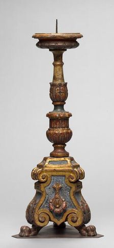 Candlestick, late 1400s. Creator: Unknown