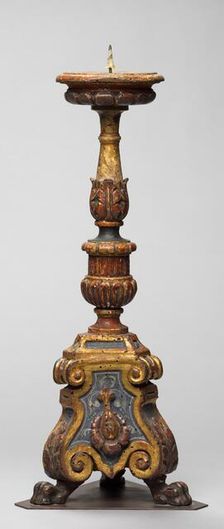 Candlestick, late 1400s. Creator: Unknown