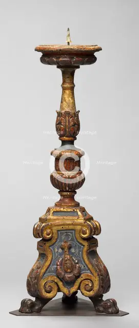 Candlestick, late 1400s. Creator: Unknown.