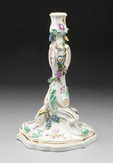 Candlestick, Meissen, 18th century. Creator: Meissen Porcelain