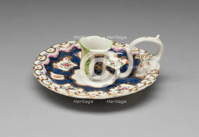 Candlestick, Worcester, c. 1770. Creator: Royal Worcester.
