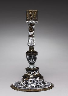 Candlesticks, c. 1565. Creator: Jean II de Court (French, bef 1583), attributed to
