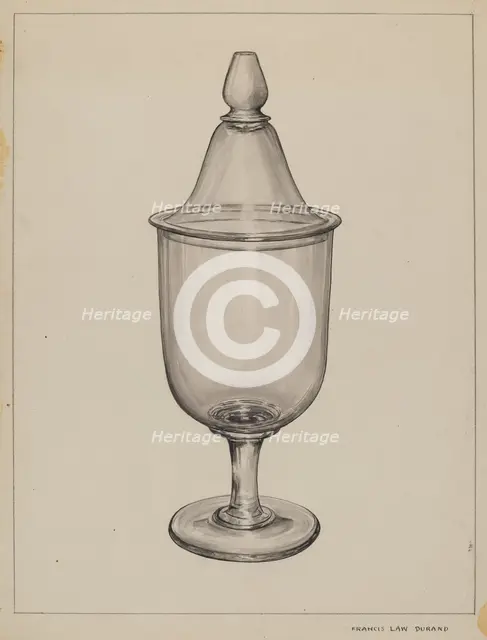 Candy Container, c. 1937. Creator: Francis Law Durand.
