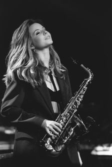 Candy Dulfer, Maastricht Jazz Festival, Netherlands, 1992. Creator: Brian Foskett
