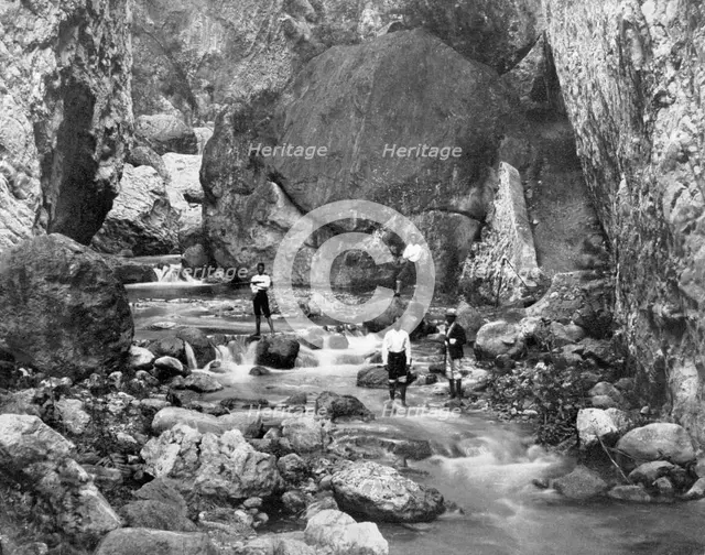 Cane River, Jamaica, c1905.Artist: Adolphe Duperly & Son
