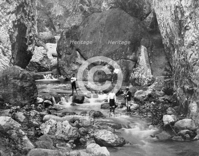 Cane River, Jamaica, c1905.Artist: Adolphe Duperly & Son