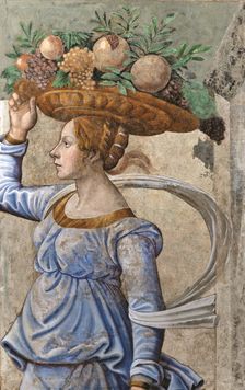 Canephora (Basket-bearer), Late 15th cen.. Creator: Ghirlandaio, Domenico, (Circle)
