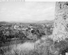 Caney from the fort, Santiago de Cuba, Cuba, El, 1901. Creator: Unknown