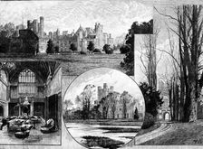 Canford Manor, Dorsetshire, the seat of Lord Wimborne, visited by the Prince of Wales, 1890. Creator: Unknown