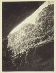 Cañon of Kanab Wash, Colorado River, Looking South, 1872. Creator: William H. Bell