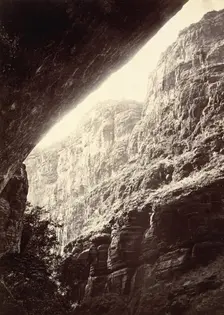 Cañon of Kanab Wash, Looking South, 1872. Creator: William H. Bell