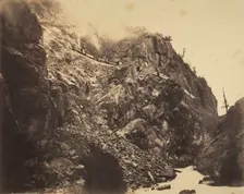 Cañon of the Rio las Animas, c. 1882-1886. Creator: William Henry Jackson (American, 1843-1942)
