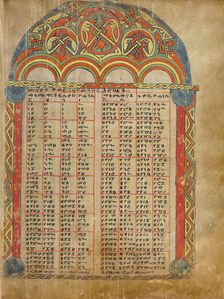 Canon Table Page; Gospel Book, about 1504-1505. Creator: Unknown