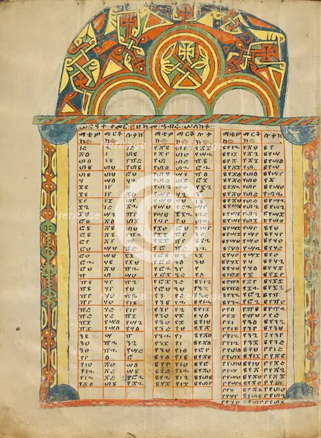 Canon Table Page; Gospel Book, about 1504-1505. Creator: Unknown.