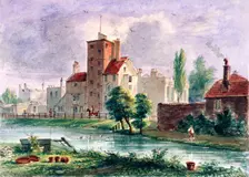 Canonbury House, Islington, London, 1835. Artist: CH Matthews