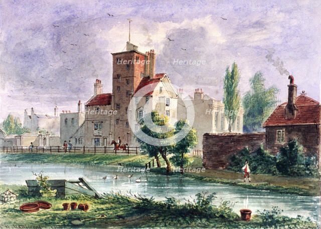 Canonbury House, Islington, London, 1835. Artist: CH Matthews