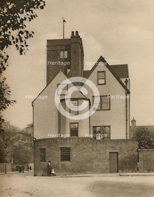 'Canonbury Tower, an Old Manor House Turned into a Social Club', c1935. Creator: Donald McLeish.