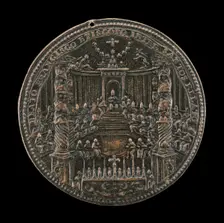 Canonization of Saint Francis of Sales in Saint Peter's [reverse], 1665. Creator: Gaspare Morone Mola