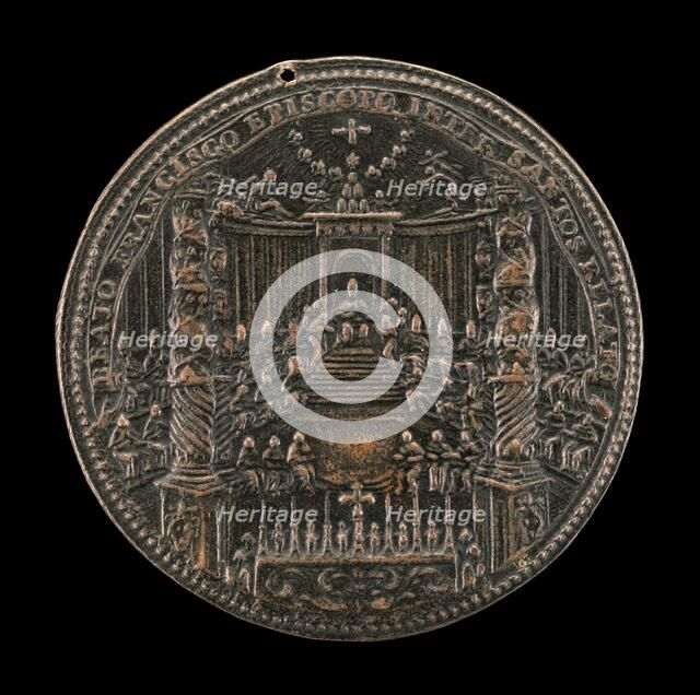 Canonization of Saint Francis of Sales in Saint Peter's [reverse], 1665. Creator: Gaspare Morone Mola.