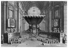 Canonization of Saints in St Peter's Church, Rome Artist: T Brown