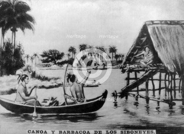 Canoa and Barbacoa,  1920s. Artist: Unknown