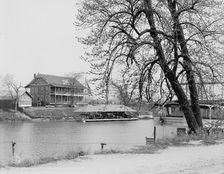 Canoe club, Riverside Park, Indianapolis, Ind., c1907. Creator: Unknown