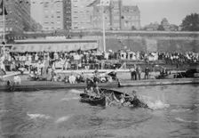 Canoe Tilting, between c1910 and c1915. Creator: Bain News Service