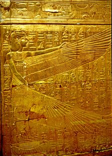 Canoptic reliquary of the treasure of Tutankhamun, detail