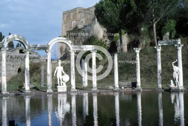 Canopus, Hadrian's Villa (built 125-135), Tivoli, Italy, c20th century. Artist: CM Dixon.