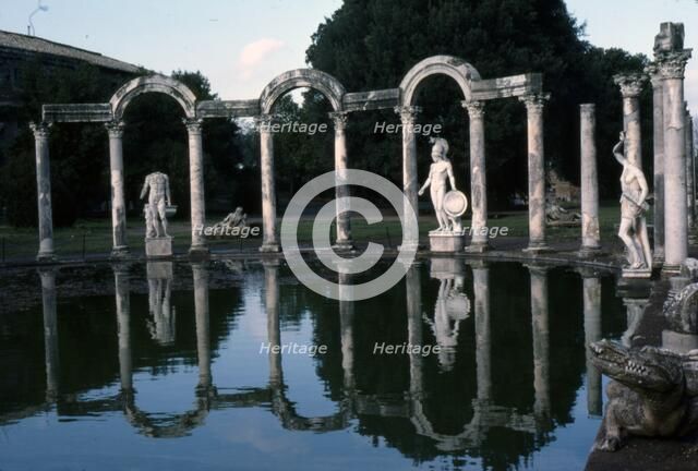 Canopus, Hadrian's Villa (built 125-135), Tivoli, Italy, c20th century.  Artist: CM Dixon.