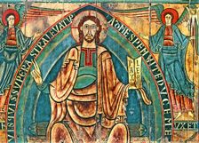 Canopy of Ribes de Freser (Ripollés), fragment of the Pantocrator