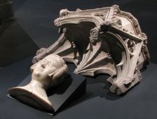 Canopy from the tomb of Philip III (the Bold) of France (1245-1285), French, 1297-1307. Creator: Jean d'Arras