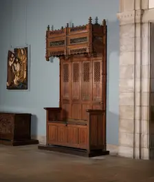 Canopied Seat, French, ca. 1500. Creator: Unknown