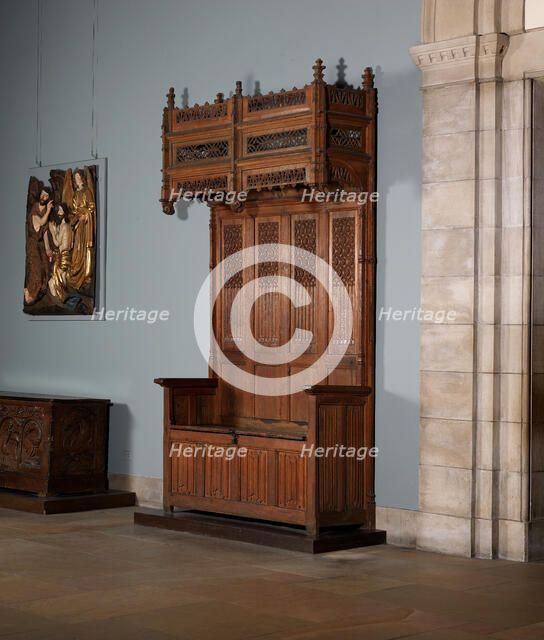 Canopied Seat, French, ca. 1500. Creator: Unknown.