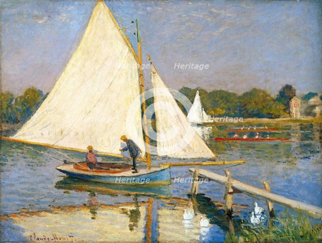 Canotiers à Argenteuil, 1874. Creator: Monet, Claude (1840-1926).