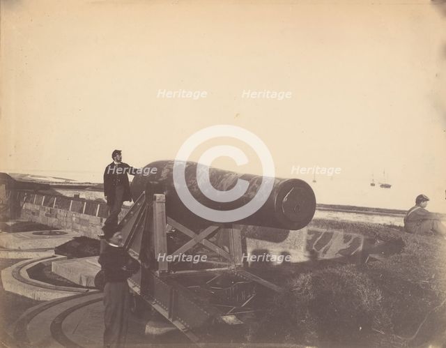 Cannon, Fortress Monroe, ca. 1864. Creator: Alexander Gardner.
