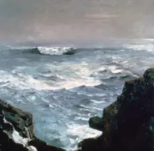 Cannon Rock 1895. Artist: Winslow Homer