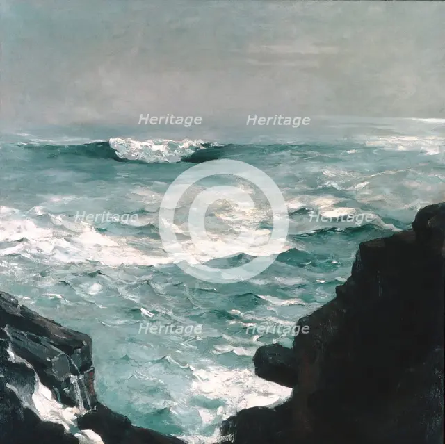 Cannon Rock, 1895. Creator: Winslow Homer.