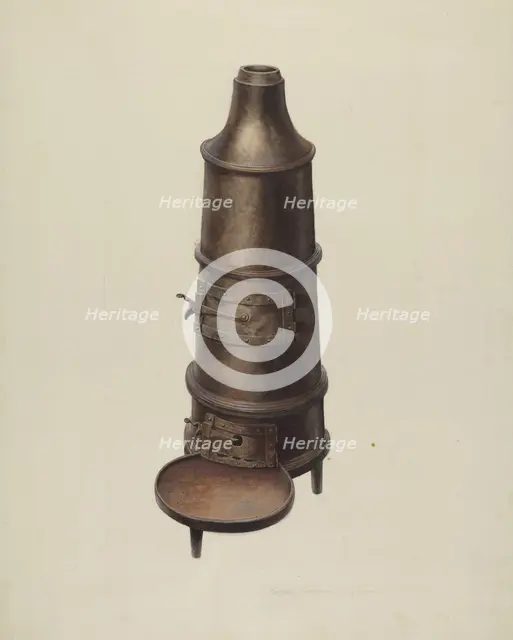 Cannon Stove, c. 1939. Creator: Regina Henderer.