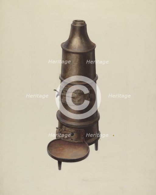 Cannon Stove, c. 1939. Creator: Regina Henderer.