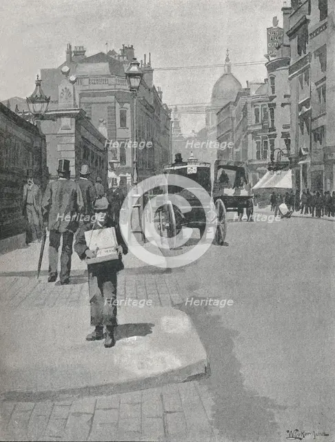 'Cannon Street', 1891. Creator: William Luker.