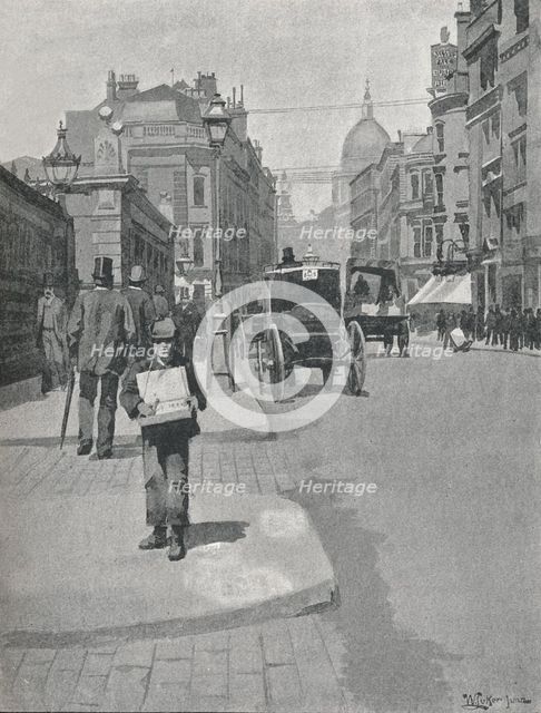 'Cannon Street', 1891. Creator: William Luker.